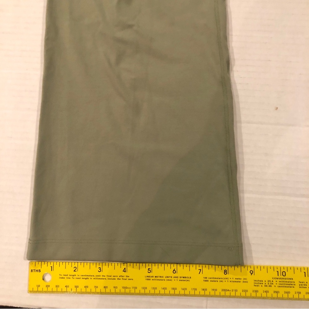 Nike Women's Size XL Yoga Dri-FIT Luxe Flared YogaPants Olive Green - DV9181-386 - Picture 7 of 13